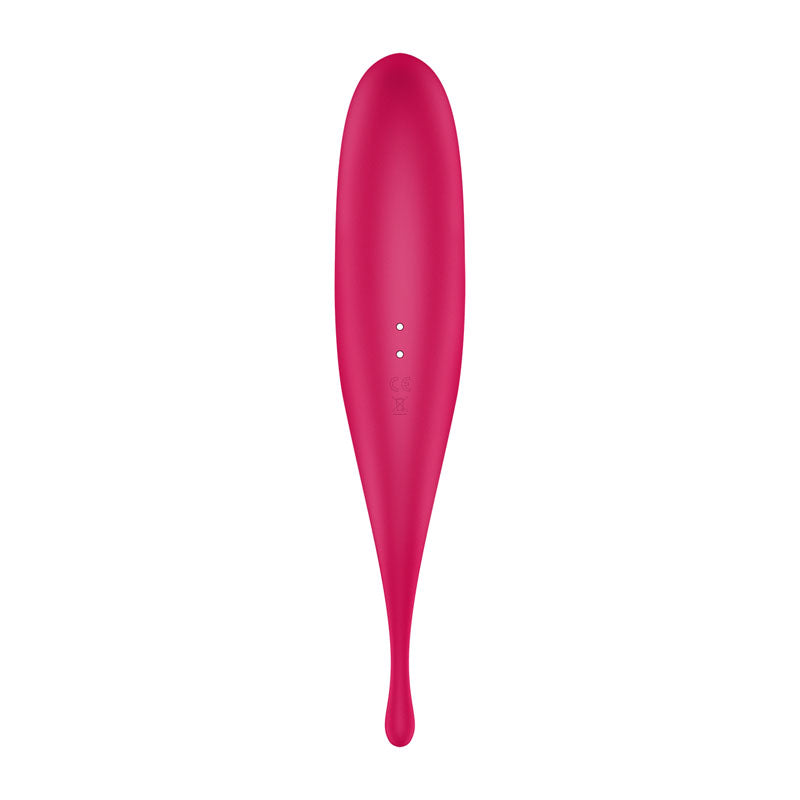 Satisfyer Twirling Pro+ Hybrid Air Pulse Vibrator - Red