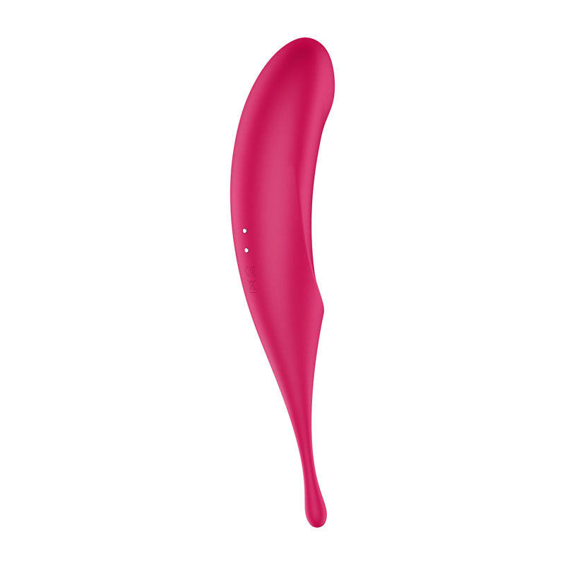 Satisfyer Twirling Pro+ Hybrid Air Pulse Vibrator - Red