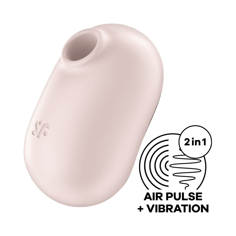 Satisfyer Pro To Go 2 - Double Air Pulse Vibrator - Beige