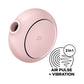 Satisfyer Pro To Go 3 USB Rechargeable Air Pulse Clitoral Stimulator - Rose