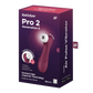 Satisfyer Pro 2 Generation 3 with App Control - Wine Red