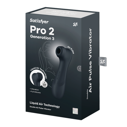 Satisfyer Pro 2 Generation 3 Air Pulse Vibrator - Black