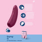 Satisfyer Curvy 1+ Mobile App USB Clitoral Stimulator & Vibration Rose Red