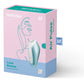 Satisfyer Love Breeze USB Recharge Clitoral Stimulator & Vibration - Ice Blue