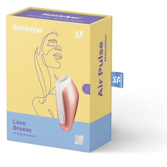 Satisfyer Love Breeze USB Recharge Clitoral Stimulator & Vibration - Copper
